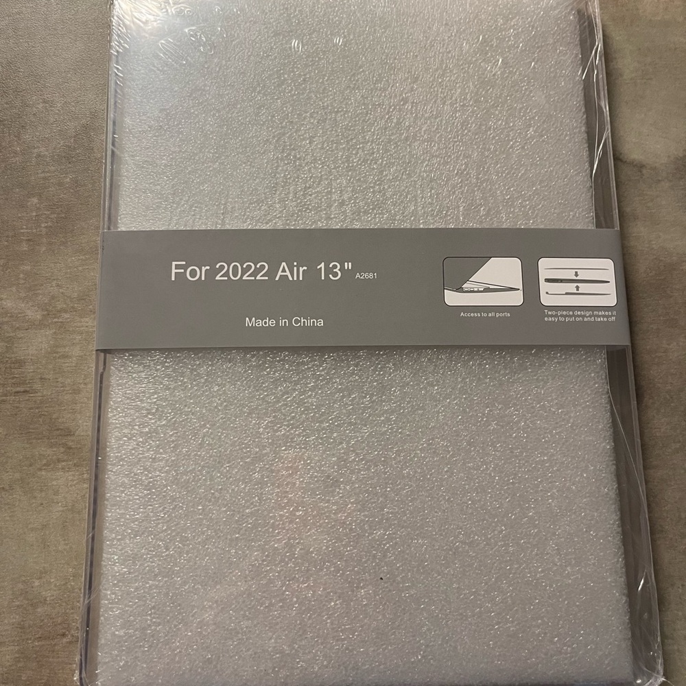 Clear MacBook case